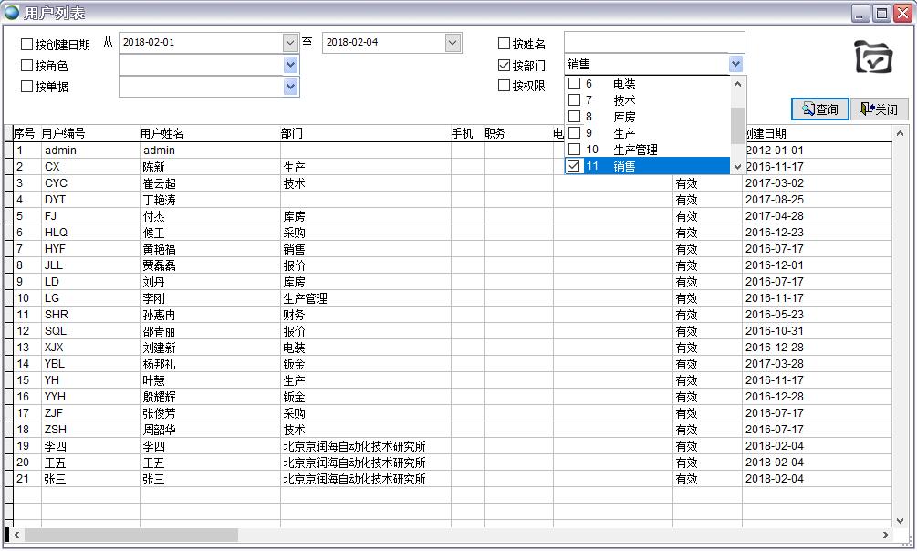 用戶列表