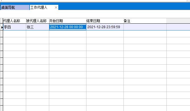 工作代理人